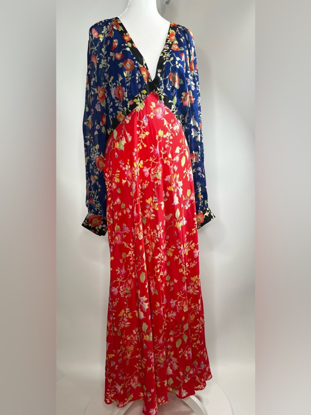 💙🧡NWT RIXO IN THE SPIRIT OF PALM BEACH AYLA MIDI DRESS IN SIZE XL - Picture 11 of 17